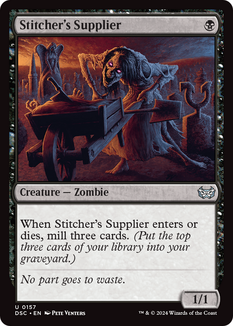 Stitcher's Supplier (DSC-157)  - Duskmourn: House of Horror Commander