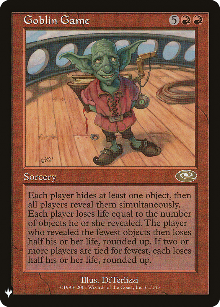 Goblin Game (LIST-61/143)  - The List