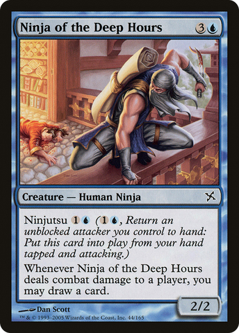 Ninja of the Deep Hours (BOK-044)  Foil - Betrayers of Kamigawa