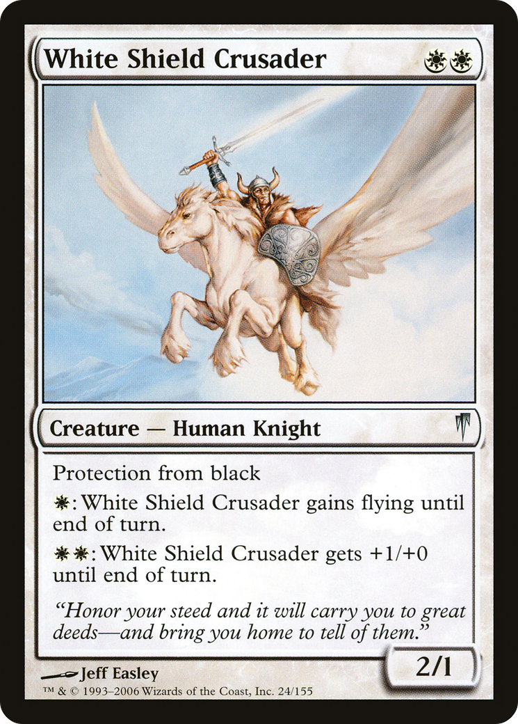 White Shield Crusader (CSP-024)  - Coldsnap