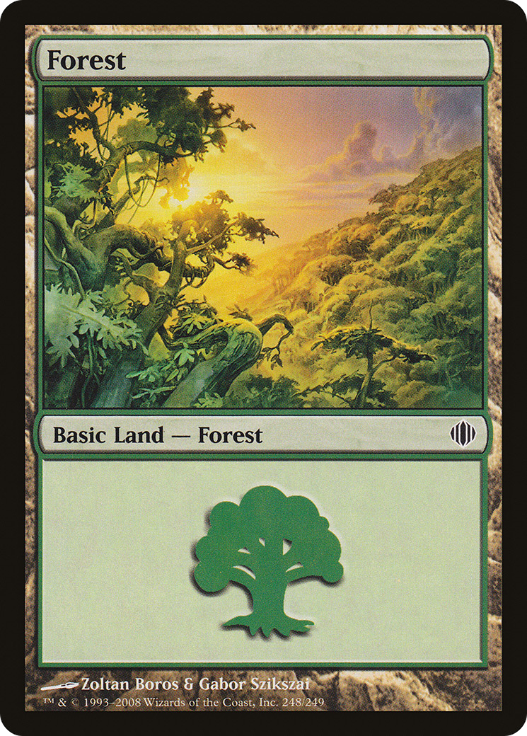 Forest (248) (ALA-248)  Foil - Shards of Alara