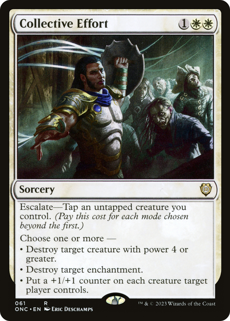 Collective Effort (ONC-061)  - Phyrexia: All Will Be One Commander