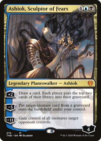 Ashiok, Sculptor of Fears (THB-274)  Foil - Theros Beyond Death