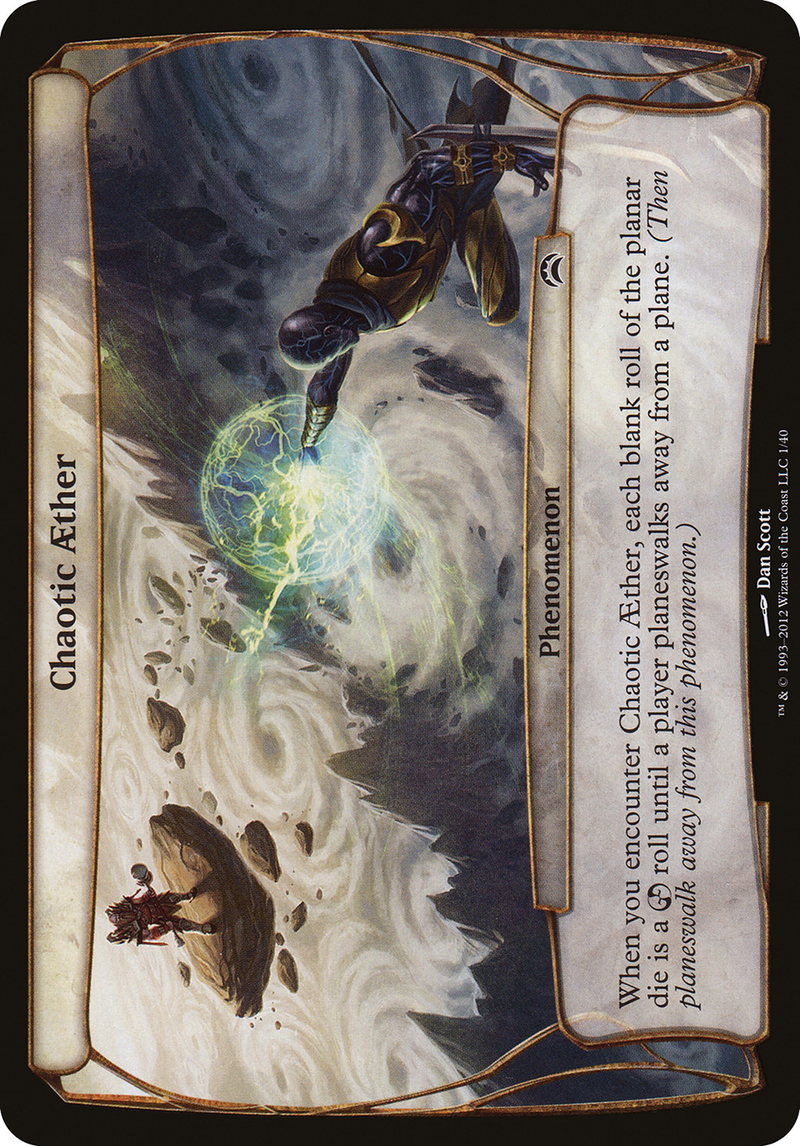 Chaotic Aether (Planechase 2012) (OVER-001)  - Planechase 2012 Planes
