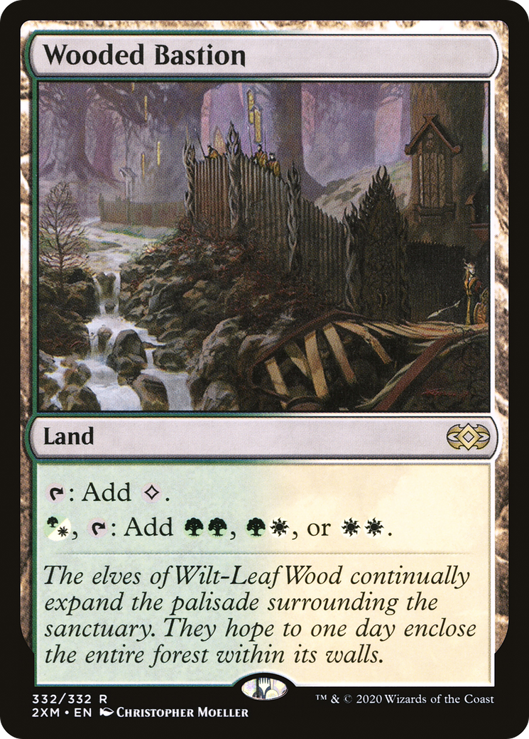 Wooded Bastion (2XM-332)  - Double Masters
