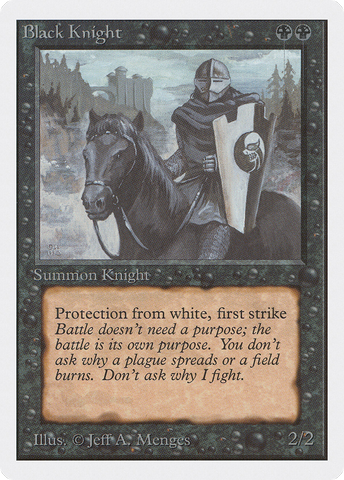 Black Knight (2ED-)  - Unlimited Edition
