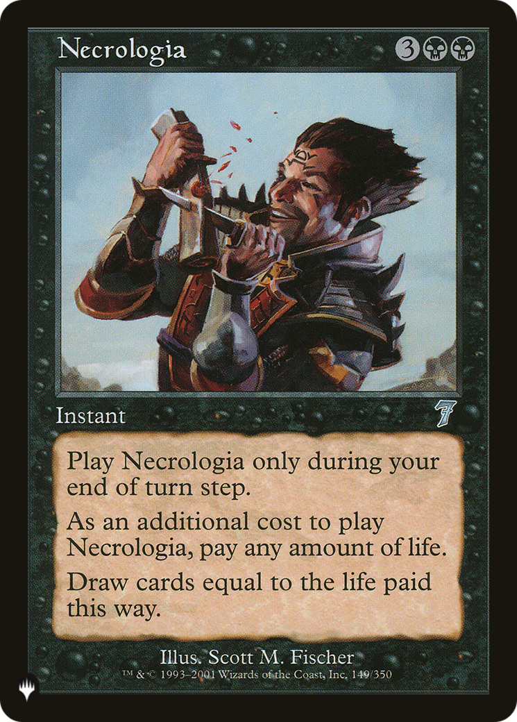 Necrologia (LIST-7ED-149)  - The List