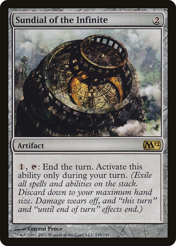 Sundial of the Infinite (M12-218)  - Magic 2012