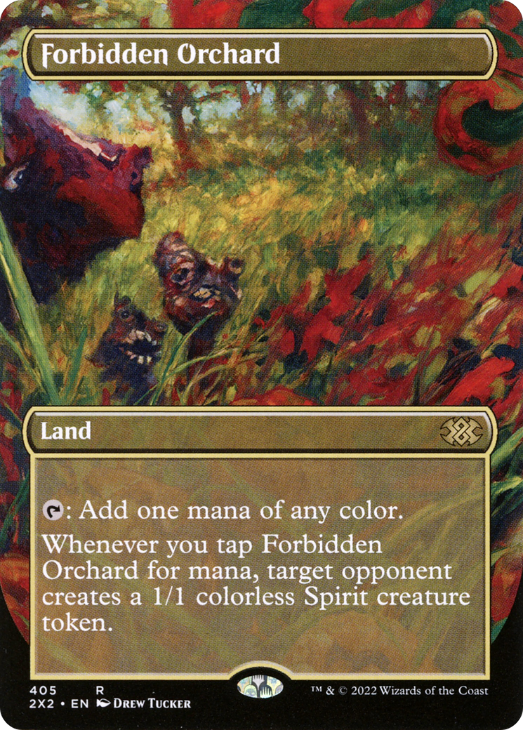Forbidden Orchard (Borderless) (2X2-405)  - Double Masters 2022