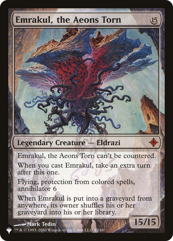 Emrakul, the Aeons Torn (LIST-4/248)  - The List
