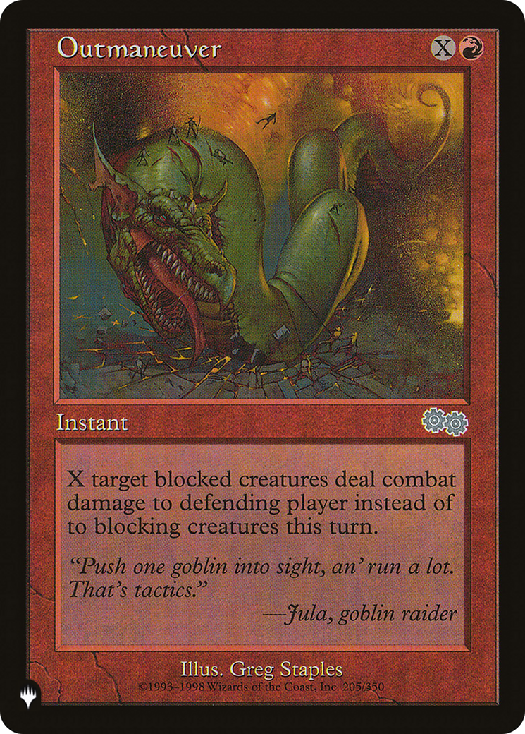 Outmaneuver (LIST-USG-205)  - The List