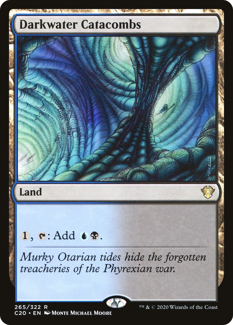 Darkwater Catacombs (C20-265)  - Commander 2020