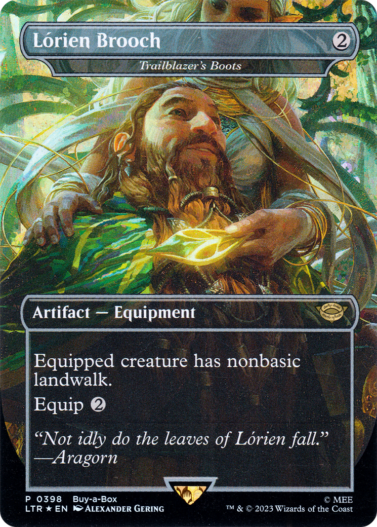 Lorien Brooch - Trailblazer's Boots (BABP-398)  Foil - Buy-A-Box Promos / Lórien Brooch (Borderless)