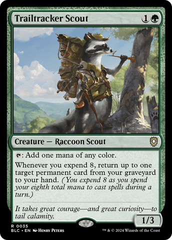 Trailtracker Scout (BLC-035)  - Bloomburrow Commander