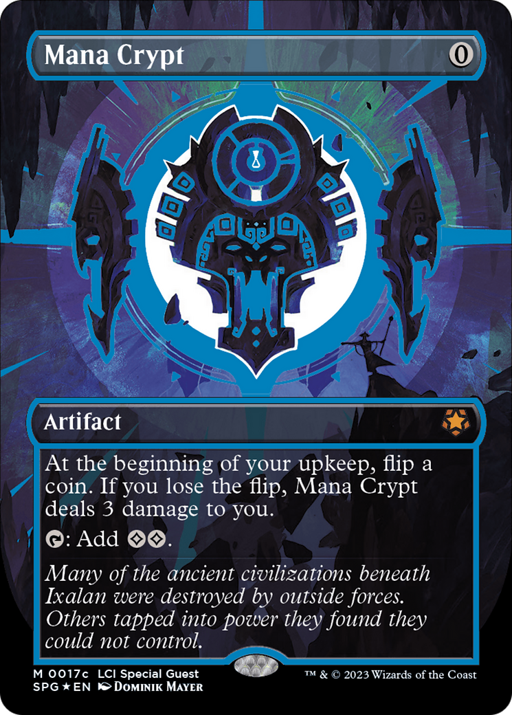 Mana Crypt (0017c) (Borderless) (SPG-17C) - Special Guests (Borderless) Foil