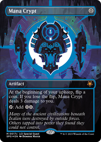 Mana Crypt (0017c) (Borderless) (SPG-17C)  Foil - Special Guests