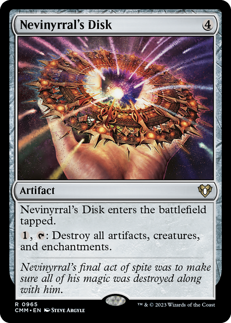 Nevinyrral's Disk (CMM-965)  - Commander Masters