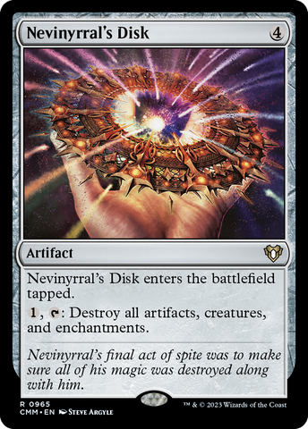Nevinyrral's Disk (CMM-965)  - Commander Masters