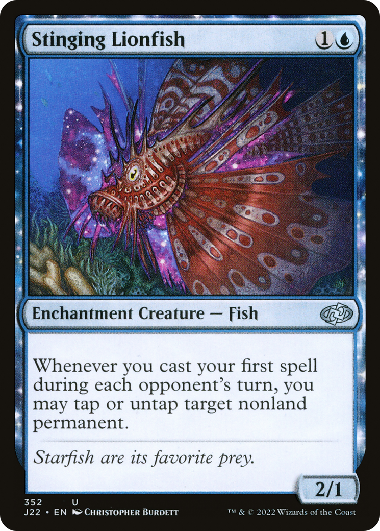 Stinging Lionfish (J22-352) - Jumpstart 2022: (enchantment)