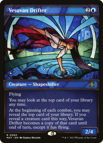 Vesuvan Drifter (Showcase) (MAT-060)  Foil - March of the Machine: The Aftermath: (Showcase)