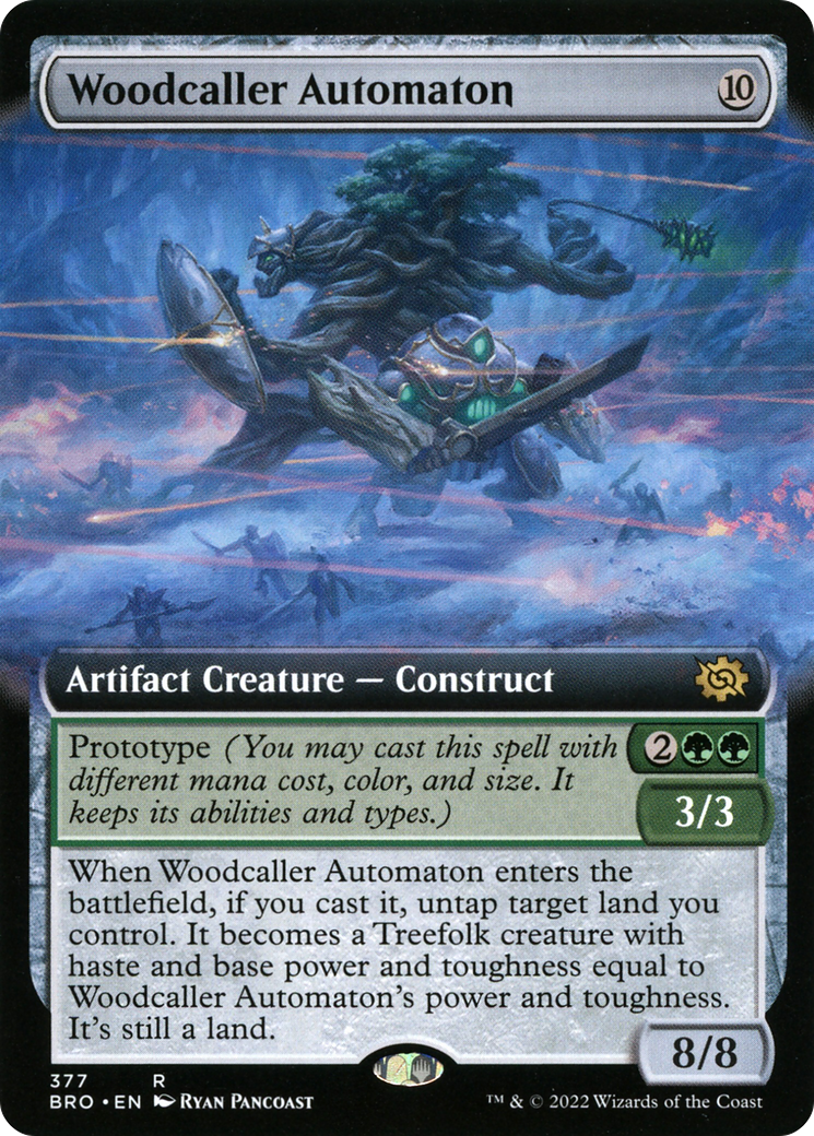 Woodcaller Automaton (Extended Art) (BRO-377)  - The Brothers' War: (Extended Art)