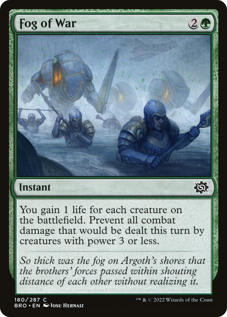 Fog of War (BRO-180)  Foil - The Brothers' War