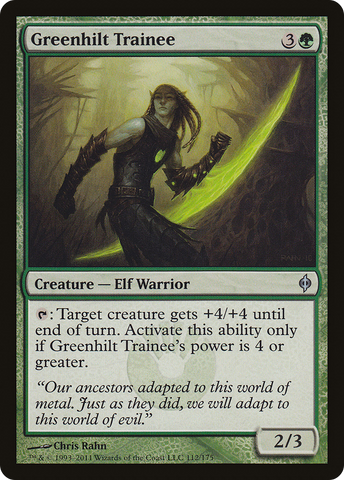Greenhilt Trainee (NPH-112)  - New Phyrexia
