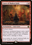 Curse of Shaken Faith (MID-134)  Foil - Innistrad: Midnight Hunt