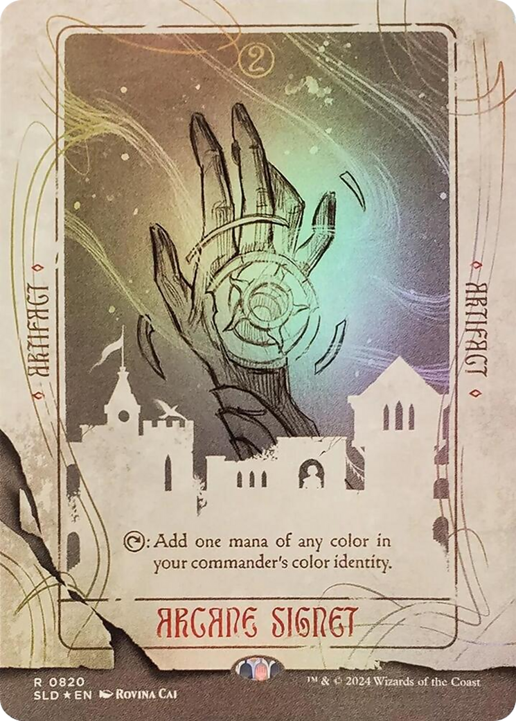 Arcane Signet (0820) (Rainbow Foil) (SLD-820)  Foil - Secret Lair Drop (Borderless)
