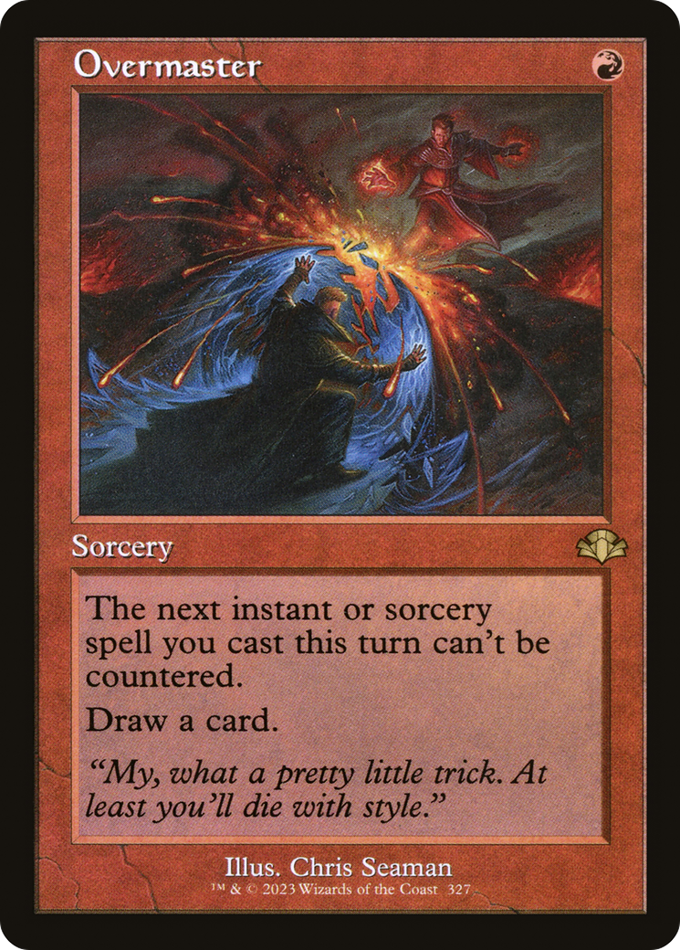 Overmaster (Retro Frame) (DMR-327)  Foil - Dominaria Remastered