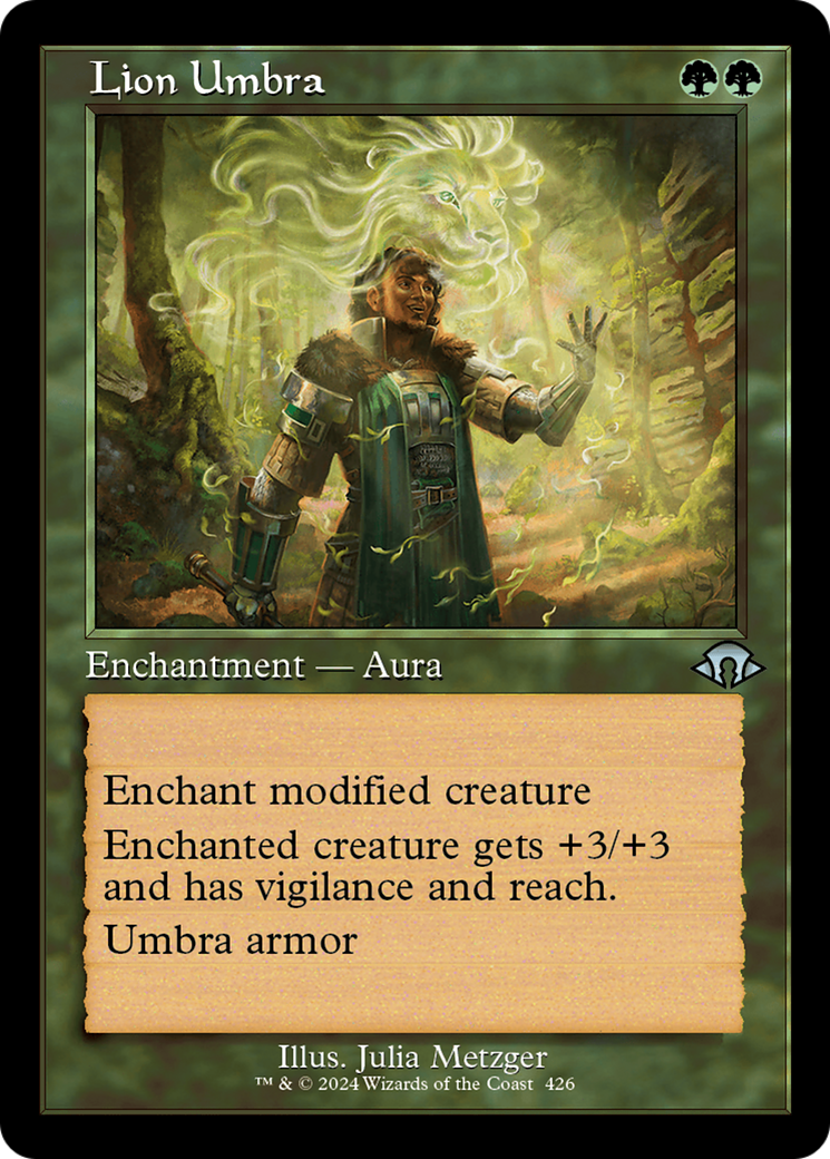 Lion Umbra (Retro Frame) (MH3-426)  Foil - Modern Horizons 3