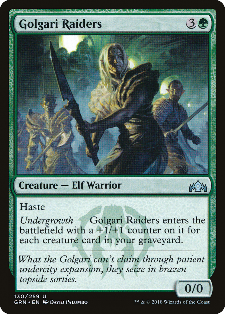 Golgari Raiders (GRN-130)  Foil - Guilds of Ravnica