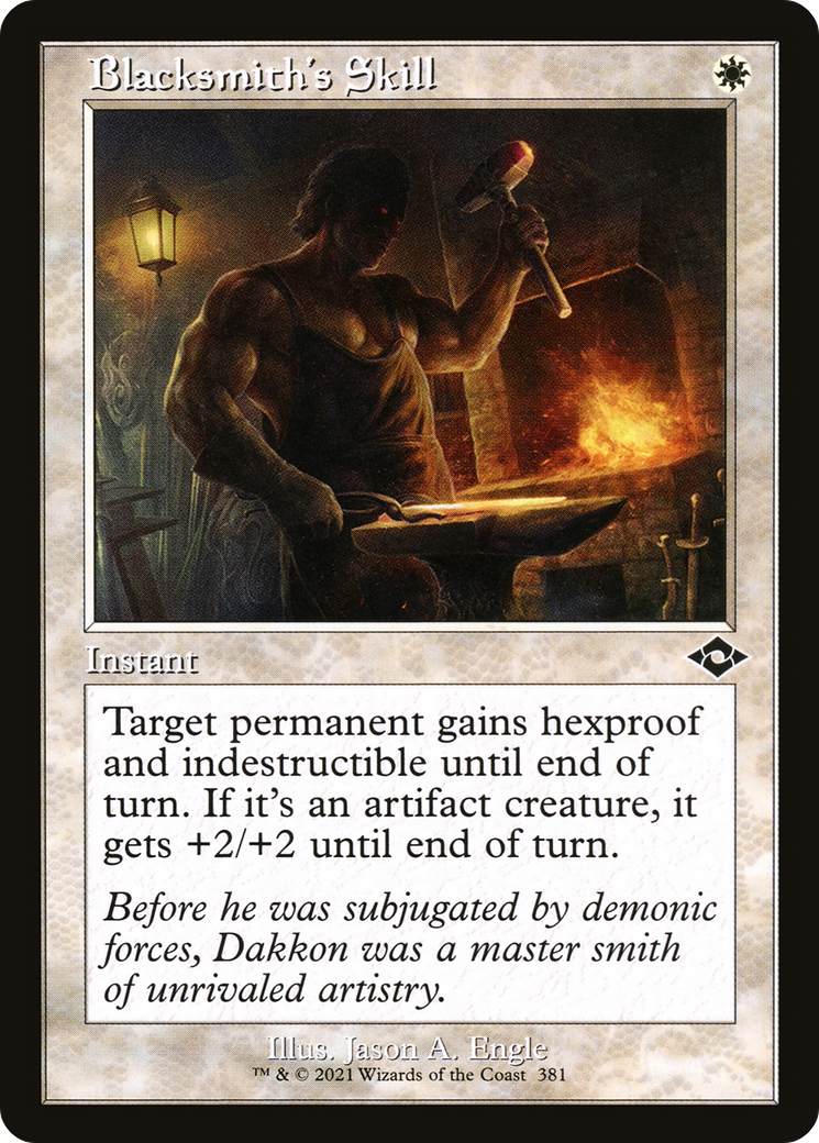 Blacksmith's Skill (Retro Frame) (MH2-381)  - Modern Horizons 2