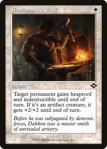 Blacksmith's Skill (Retro Frame) (MH2-381)  Foil - Modern Horizons 2