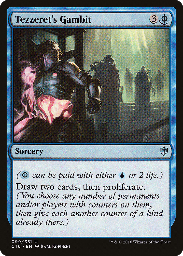 Tezzeret's Gambit (C16-099)  - Commander 2016