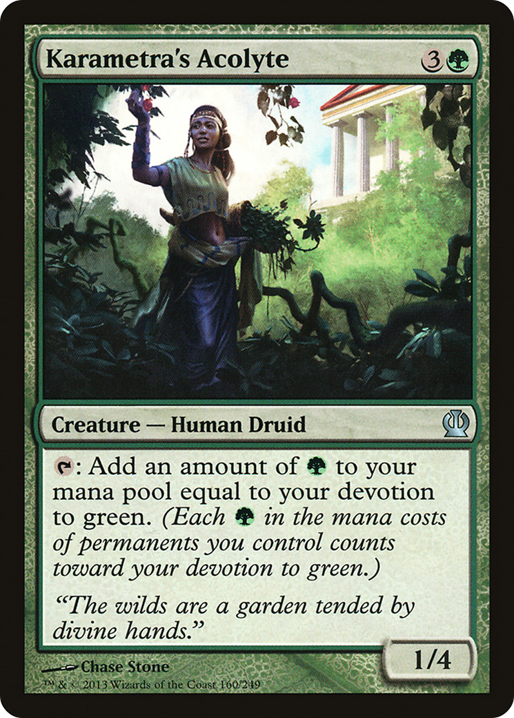 Karametra's Acolyte (THS-160)  - Theros