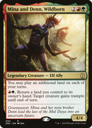 Mina and Denn, Wildborn (ZNC-094)  - Zendikar Rising Commander