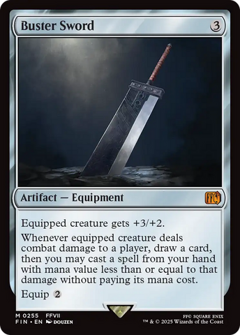 Buster Sword (FIN-255)  Foil - FINAL FANTASY