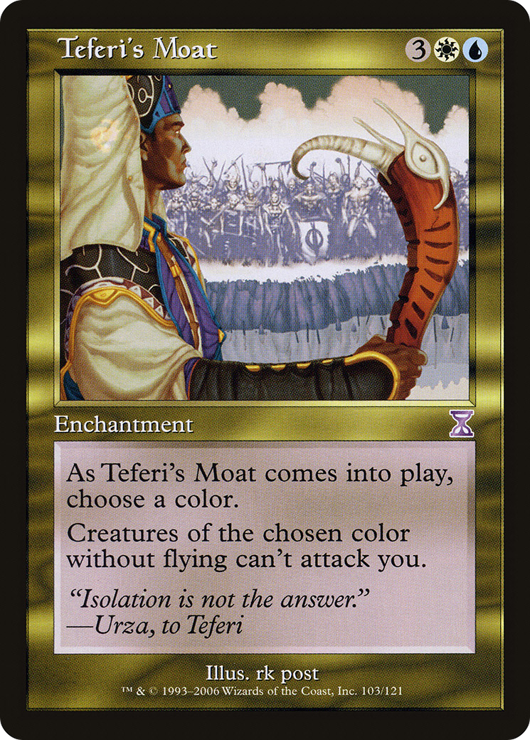 Teferi's Moat (TSB-103)  Foil - Time Spiral Timeshifted