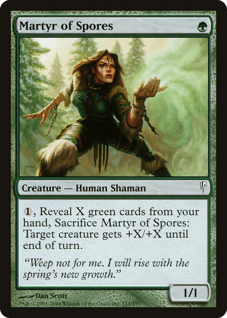 Martyr of Spores (CSP-113)  Foil - Coldsnap