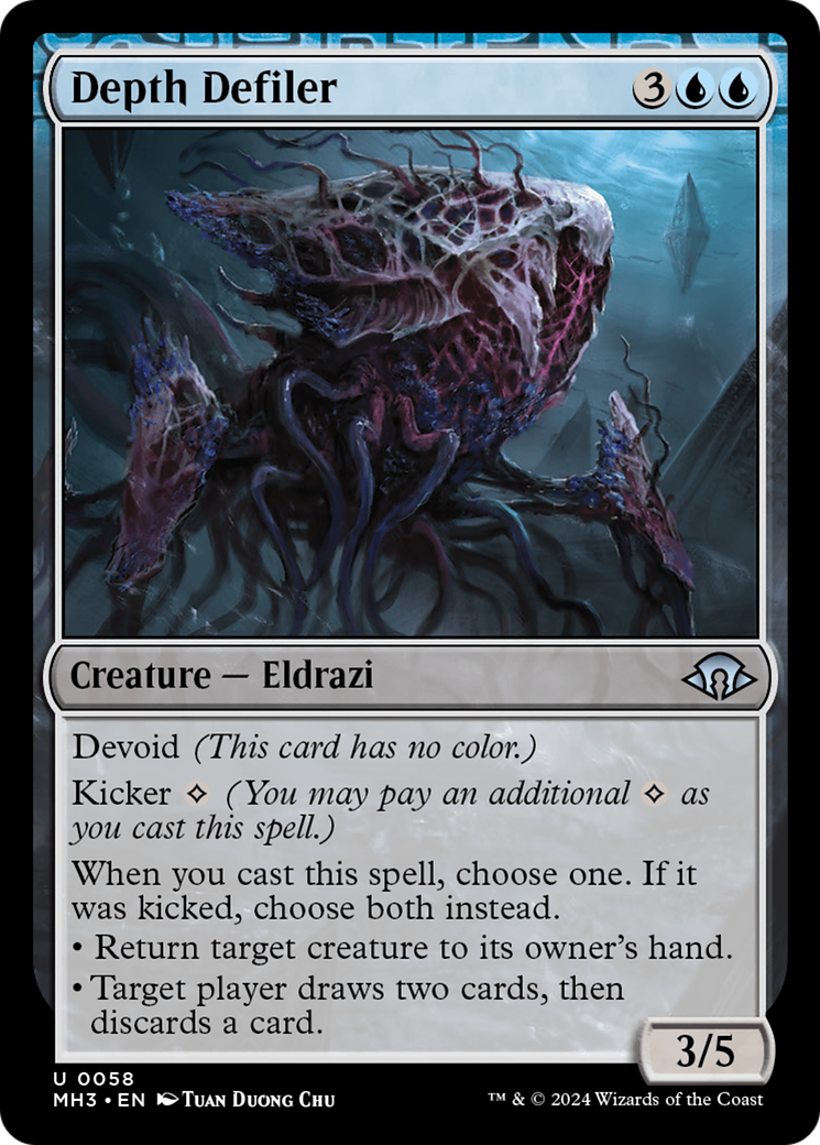 Depth Defiler (MH3-058)  Foil - Modern Horizons 3: (devoid)