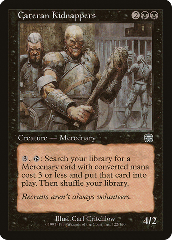 Cateran Kidnappers (MMQ-122)  - Mercadian Masques
