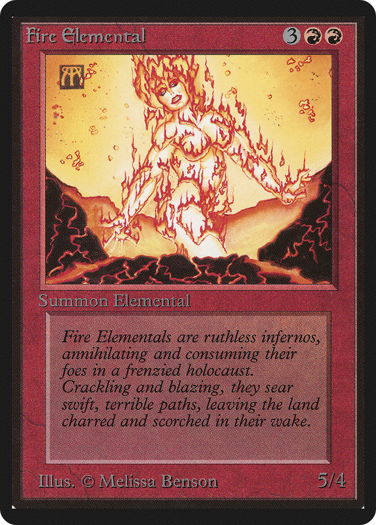 Fire Elemental (LEB-)  - Limited Edition Beta