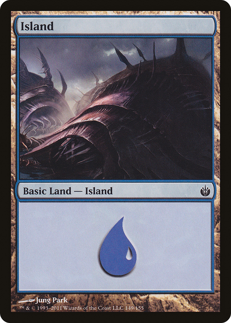 Island (149) (MBS-149)  Foil - Mirrodin Besieged