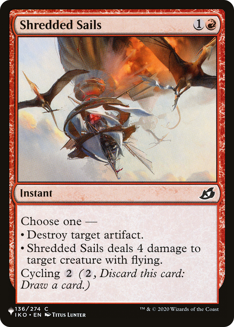 Shredded Sails (LIST-IKO-136)  - The List