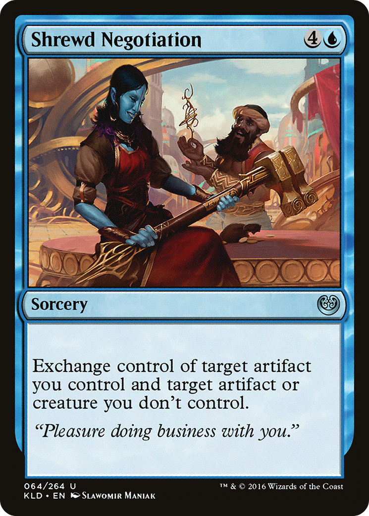 Shrewd Negotiation (KLD-064)  Foil - Kaladesh