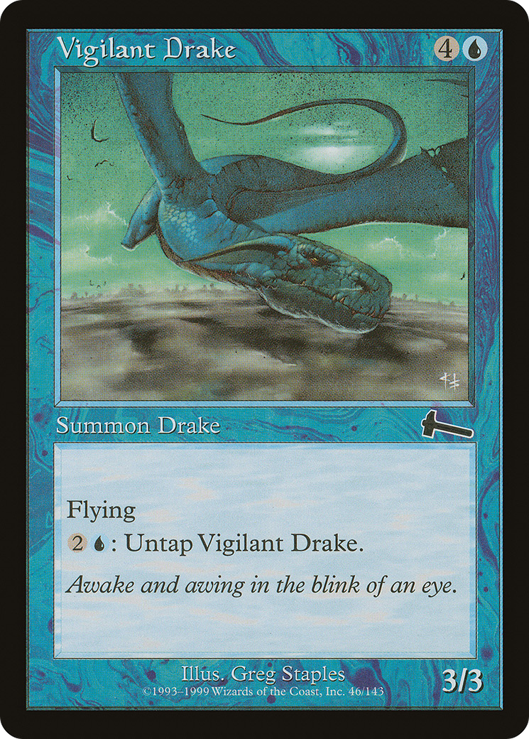 Vigilant Drake (ULG-046)  Foil - Urza's Legacy