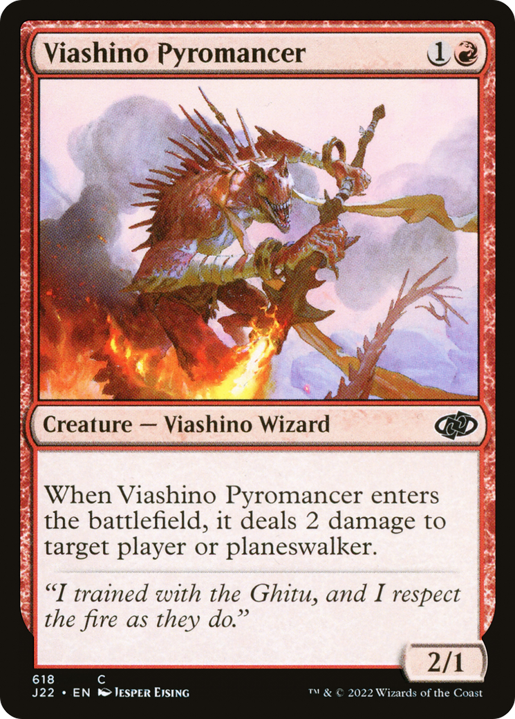 Viashino Pyromancer (J22-618)  - Jumpstart 2022