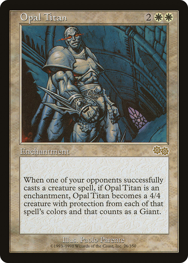Opal Titan (USG-026)  - Urza's Saga