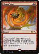 Chaos Warp (WPN-001)  Foil - Wizards Play Network 2024